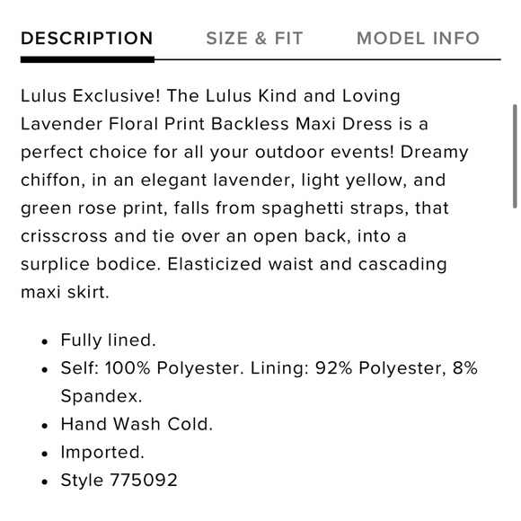 Lulus | Kind and Loving Lavender Floral Backless Maxi Dress - Picture 10 of 10